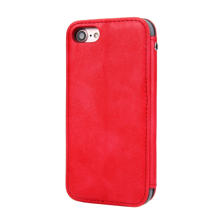 For iPhone SE 2022 / SE 2020 / 8 / 7 CMai2 Cloud Skin Series Horizontal Flip Leather Case with Holder & Card Slots