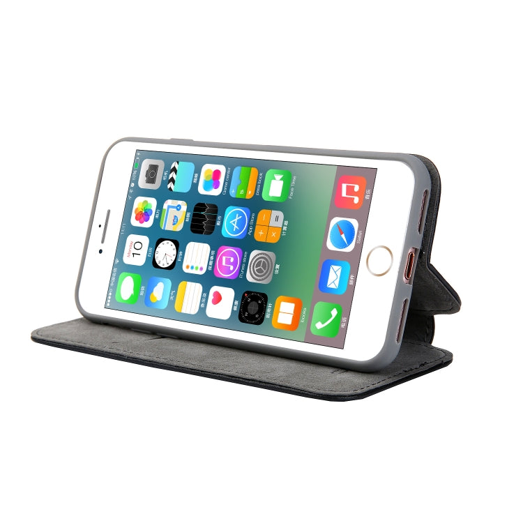 For iPhone SE 2022 / SE 2020 / 8 / 7 CMai2 Cloud Skin Series Horizontal Flip Leather Case with Holder & Card Slots