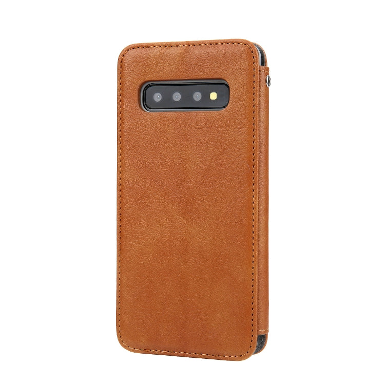 For Galaxy S10 CMai2 Cloud Skin Series Horizontal Flip Leather Case with Holder & Card Slots