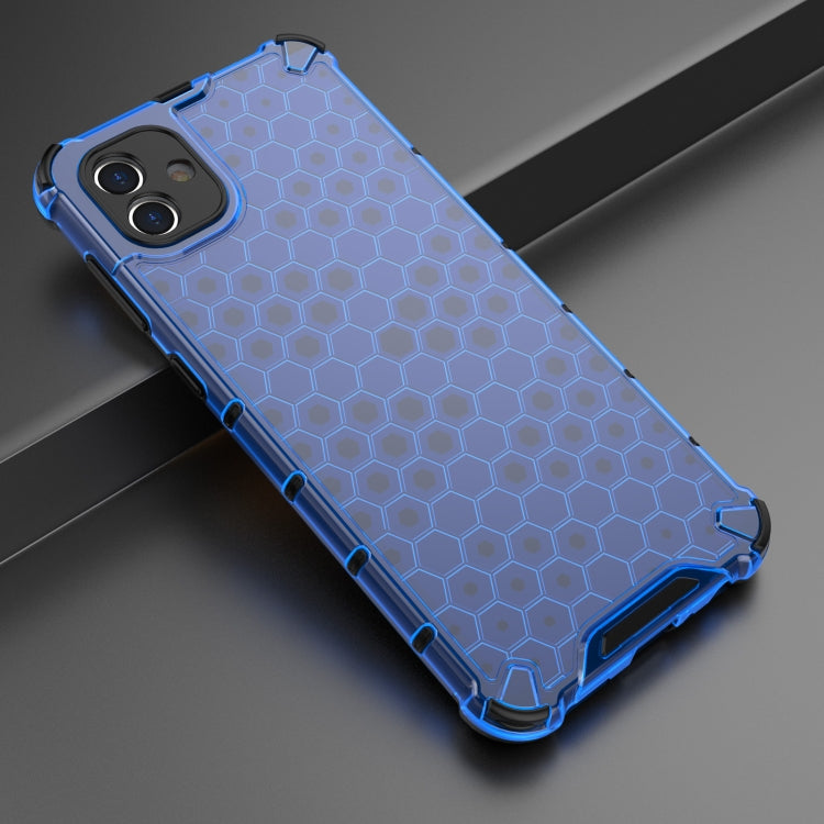 For Samsung Galaxy A04 4G Shockproof Honeycomb PC + TPU Phone Case