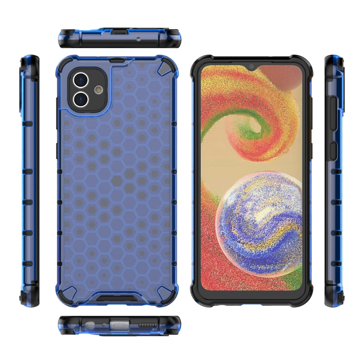 For Samsung Galaxy A04 4G Shockproof Honeycomb PC + TPU Phone Case