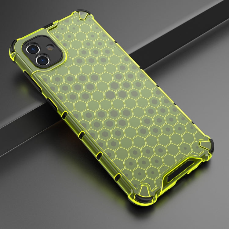 For Samsung Galaxy A04 4G Shockproof Honeycomb PC + TPU Phone Case
