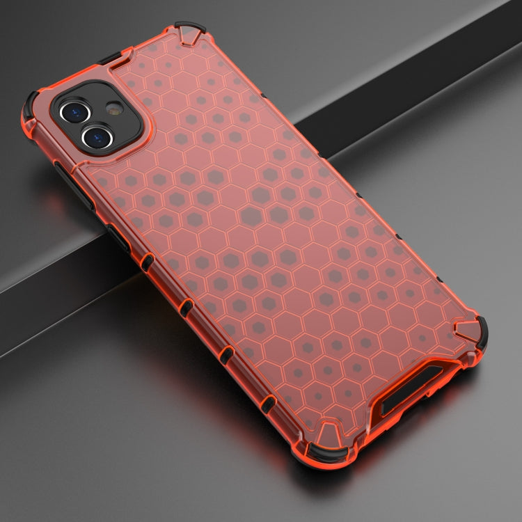 For Samsung Galaxy A04 4G Shockproof Honeycomb PC + TPU Phone Case