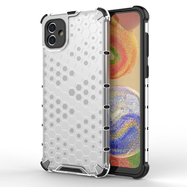 For Samsung Galaxy A04 4G Shockproof Honeycomb PC + TPU Phone Case