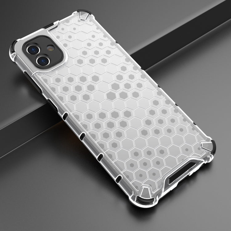For Samsung Galaxy A04 4G Shockproof Honeycomb PC + TPU Phone Case