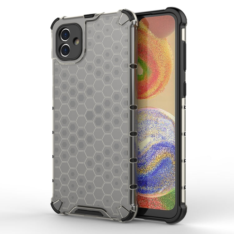 For Samsung Galaxy A04 4G Shockproof Honeycomb PC + TPU Phone Case