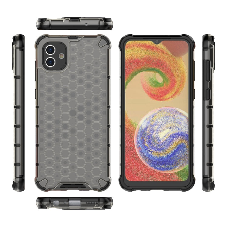 For Samsung Galaxy A04 4G Shockproof Honeycomb PC + TPU Phone Case
