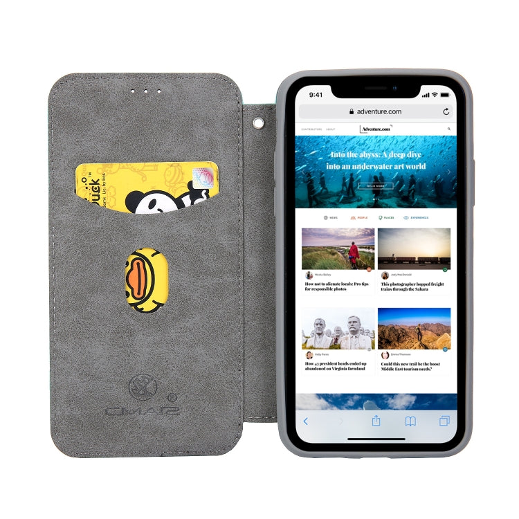 For iPhone XR CMai2 Cloud Skin Series Horizontal Flip Leather Case with Holder & Card Slots