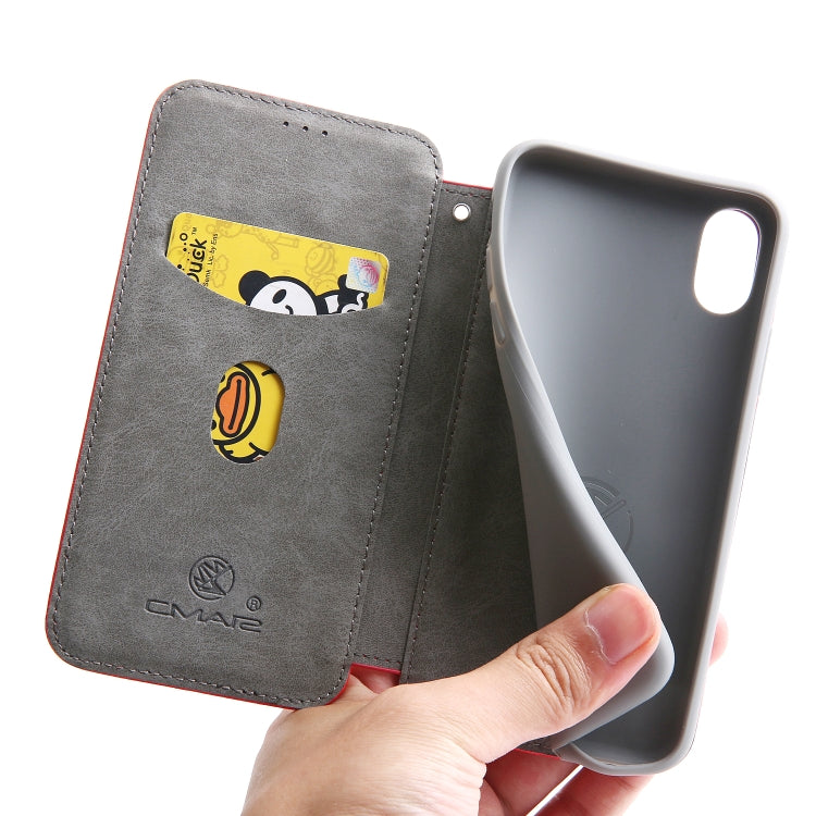 For iPhone XR CMai2 Cloud Skin Series Horizontal Flip Leather Case with Holder & Card Slots
