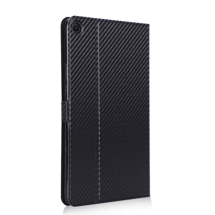 WY-1595A For Xiaomi Mi Pad 4 Plus / 10.1 inch 2018 Ultra-thin Carbon Fiber PU Leather Tablet PC Protective Cover with Multi-position Bracket Function