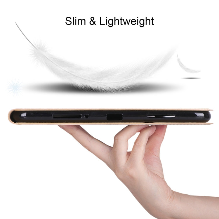 WY-1595A For Xiaomi Mi Pad 4 Plus / 10.1 inch 2018 Ultra-thin Carbon Fiber PU Leather Tablet PC Protective Cover with Multi-position Bracket Function