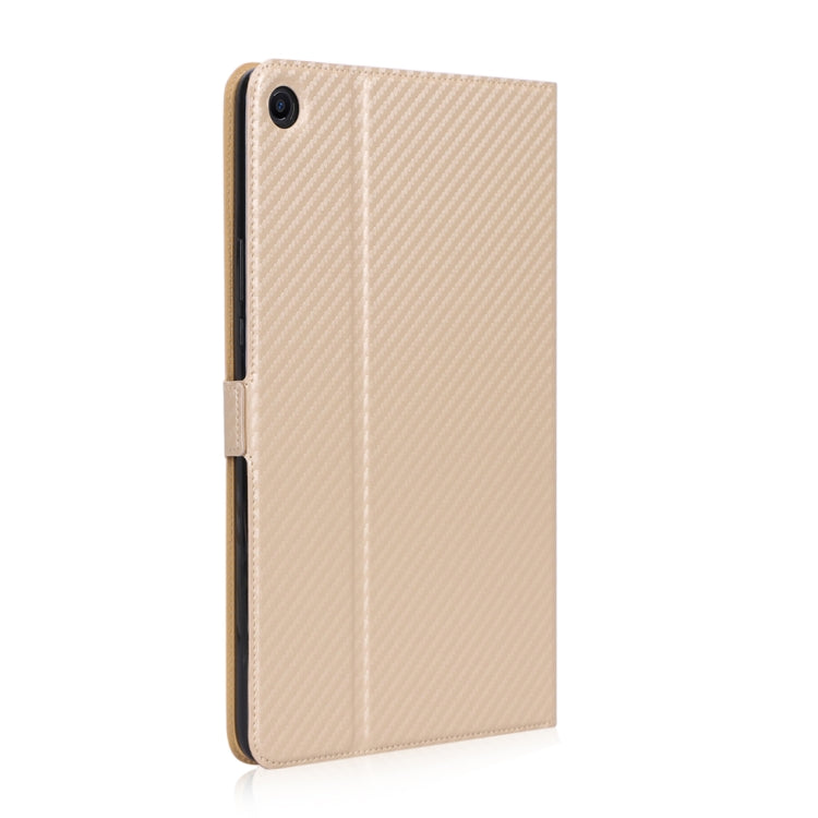 WY-1595A For Xiaomi Mi Pad 4 Plus / 10.1 inch 2018 Ultra-thin Carbon Fiber PU Leather Tablet PC Protective Cover with Multi-position Bracket Function