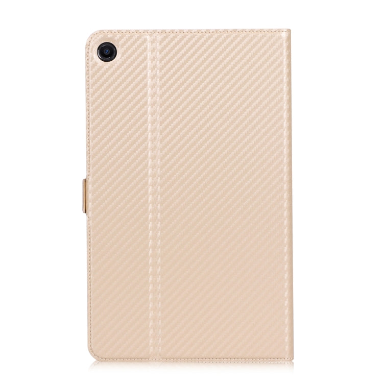 WY-1595A For Xiaomi Mi Pad 4 Plus / 10.1 inch 2018 Ultra-thin Carbon Fiber PU Leather Tablet PC Protective Cover with Multi-position Bracket Function