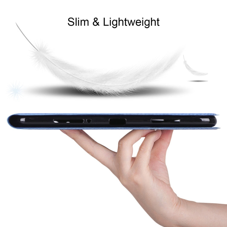 WY-1595A For Xiaomi Mi Pad 4 Plus / 10.1 inch 2018 Ultra-thin Carbon Fiber PU Leather Tablet PC Protective Cover with Multi-position Bracket Function