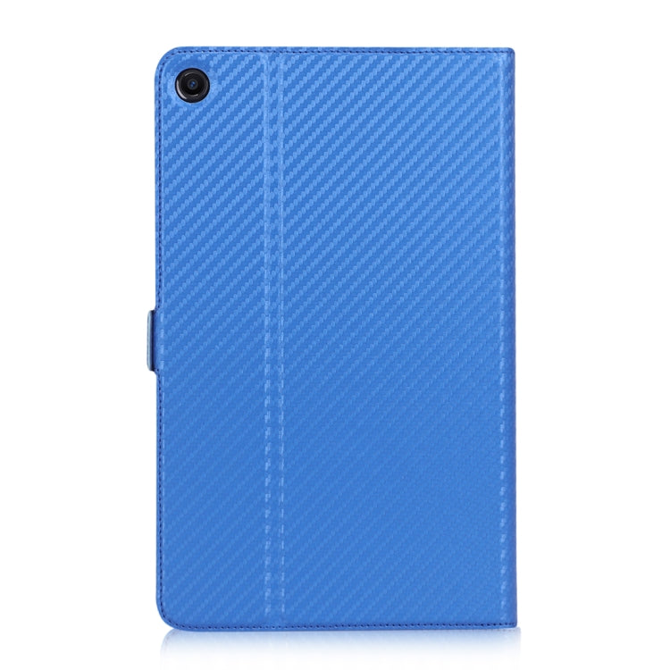 WY-1595A For Xiaomi Mi Pad 4 Plus / 10.1 inch 2018 Ultra-thin Carbon Fiber PU Leather Tablet PC Protective Cover with Multi-position Bracket Function