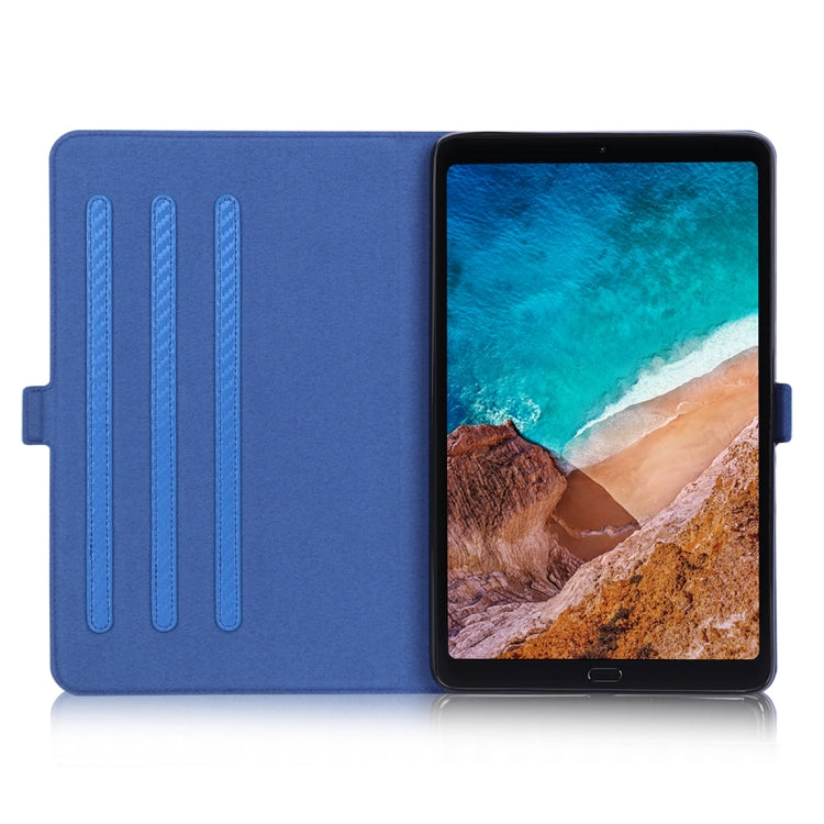 WY-1595A For Xiaomi Mi Pad 4 Plus / 10.1 inch 2018 Ultra-thin Carbon Fiber PU Leather Tablet PC Protective Cover with Multi-position Bracket Function