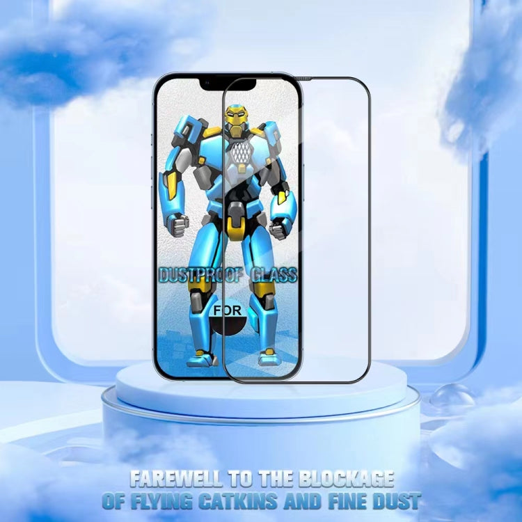 For iPhone 12 Pro HD Dust-proof Armor Tempered Glass Film