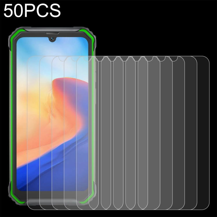 For Blackview BV7200 50pcs 0.26mm 9H 2.5D Tempered Glass Film