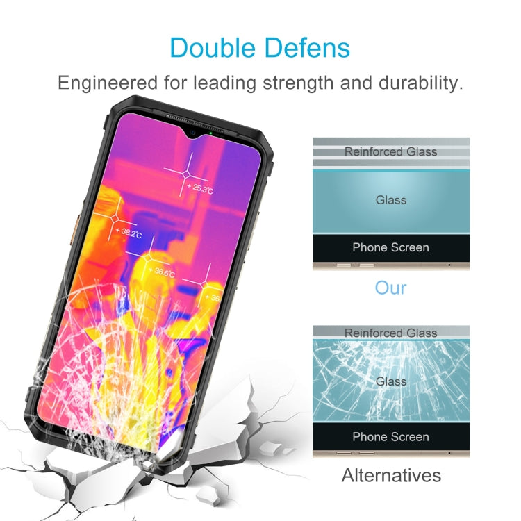 For Ulefone Power Armor 18T 50pcs 0.26mm 9H 2.5D Tempered Glass Film
