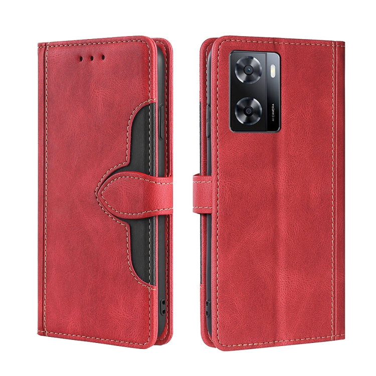 For OnePlus Nord N20 SE 4G Skin Feel Magnetic Buckle Leather Phone Case