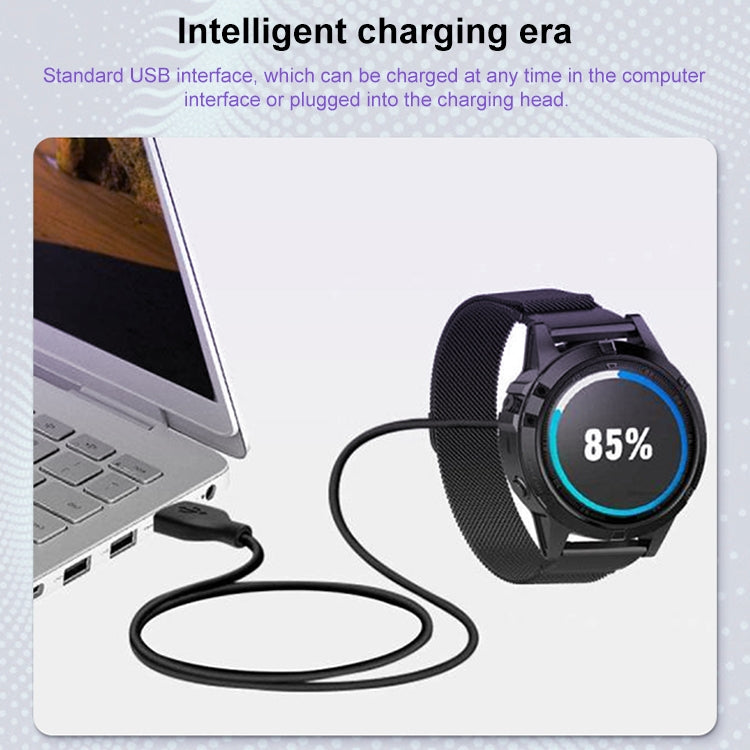 For Garmin Watch Charging Cable, USB-A to Side Elbow