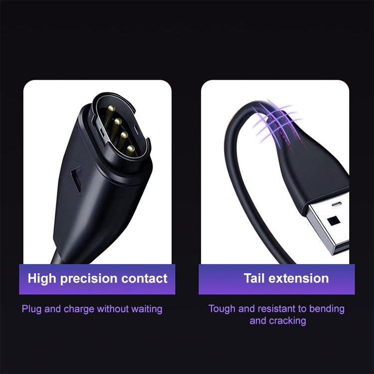 For Garmin Watch Charging Cable, USB-A to Straight