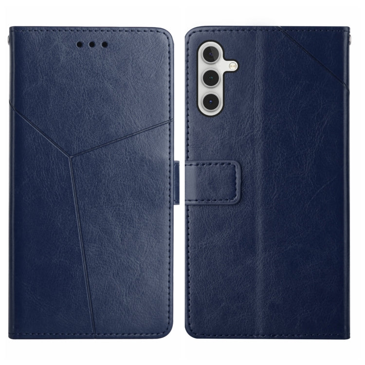 For Samsung Galaxy A04s HT01 Y-shaped Pattern Flip Leather Phone Case