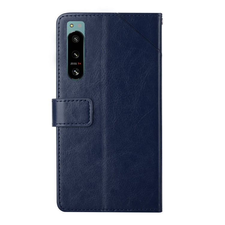 For Sony Xperia 5 IV HT01 Y-shaped Pattern Flip Leather Phone Case