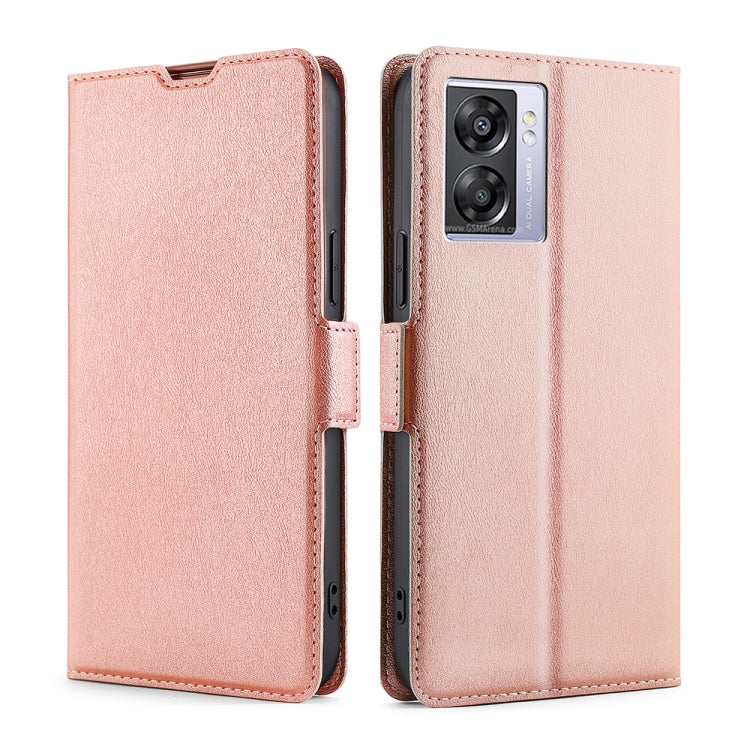 For OPPO K10 5G Global Ultra-thin Voltage Side Buckle Leather Phone Case