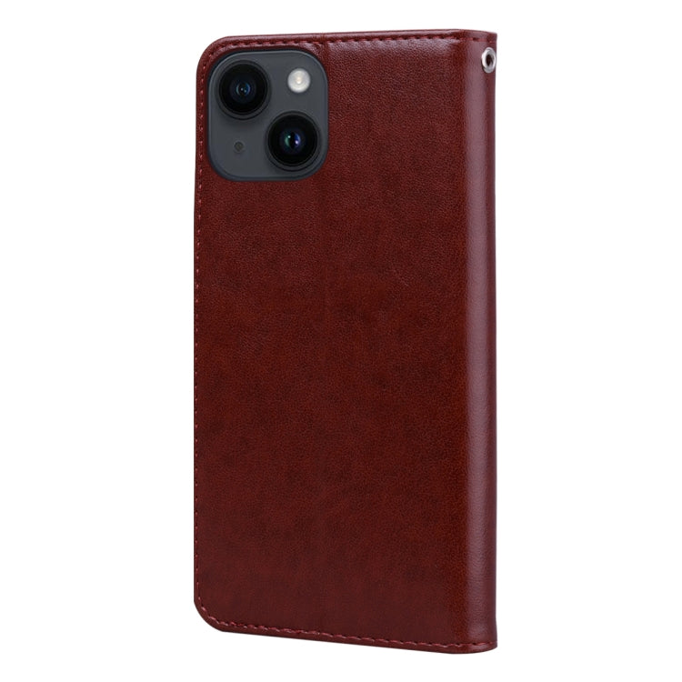 For iPhone 14 Rose Embossed Flip PU Leather Phone Case