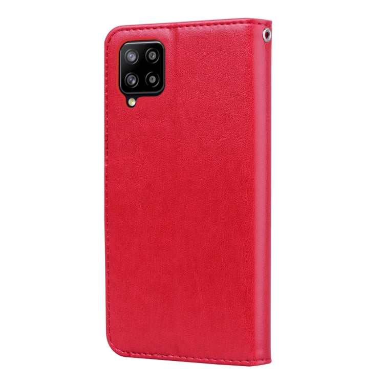 For Samsung Galaxy M33 5G Global Rose Embossed Flip PU Leather Phone Case