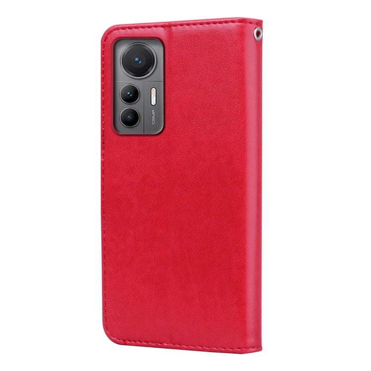 For Xiaomi 12 Lite Rose Embossed Flip PU Leather Phone Case