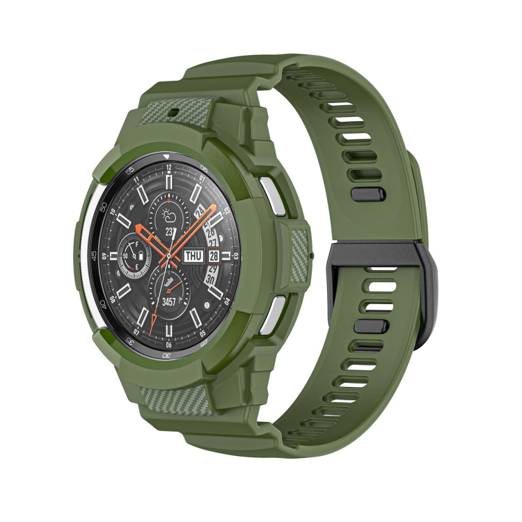 For Samsung Galaxy Watch4 Classic 46mm TPU Integrated Sport Watch Band