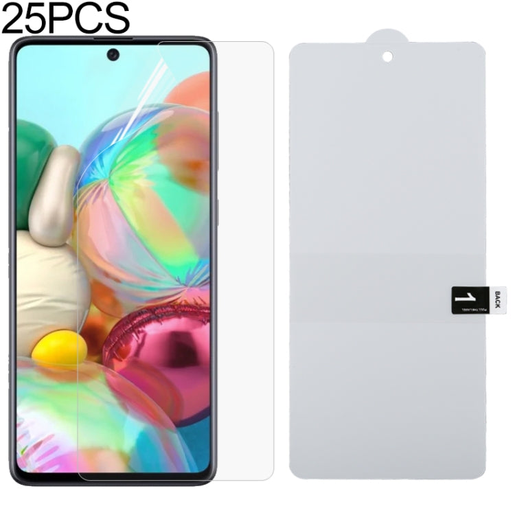 For Galaxy A71 / A71s 5G UW 25 PCS Full Screen Protector Explosion-proof Hydrogel Film