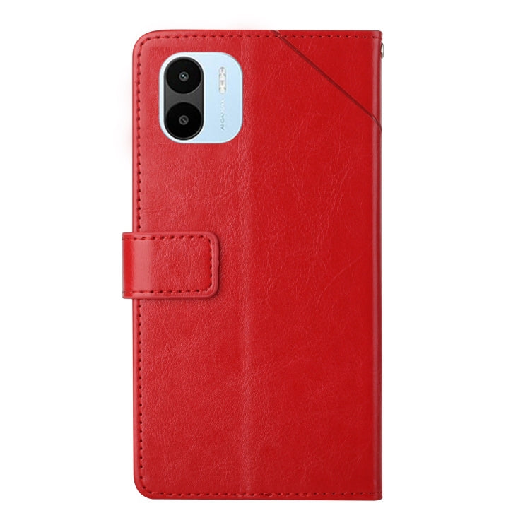 For Xiaomi Redmi A1 HT01 Y-shaped Pattern Flip Leather Phone Case