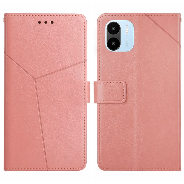 For Xiaomi Redmi A1 HT01 Y-shaped Pattern Flip Leather Phone Case