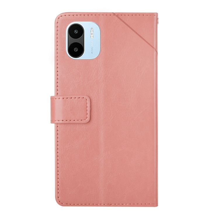 For Xiaomi Redmi A1 HT01 Y-shaped Pattern Flip Leather Phone Case