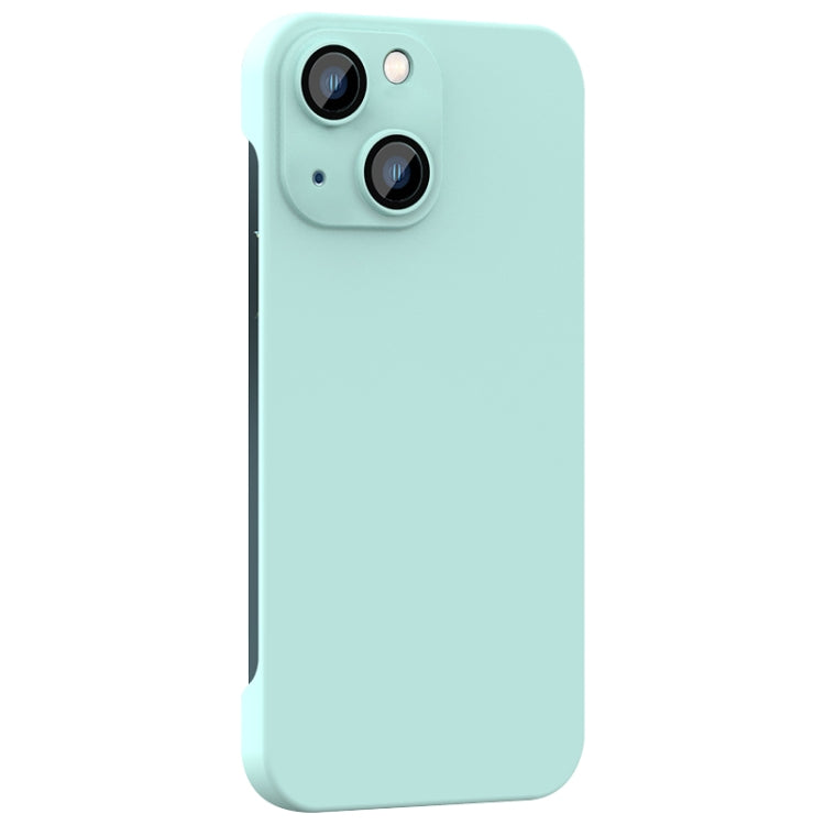 For iPhone 14 Rimless PC Phone Case with Lens Film