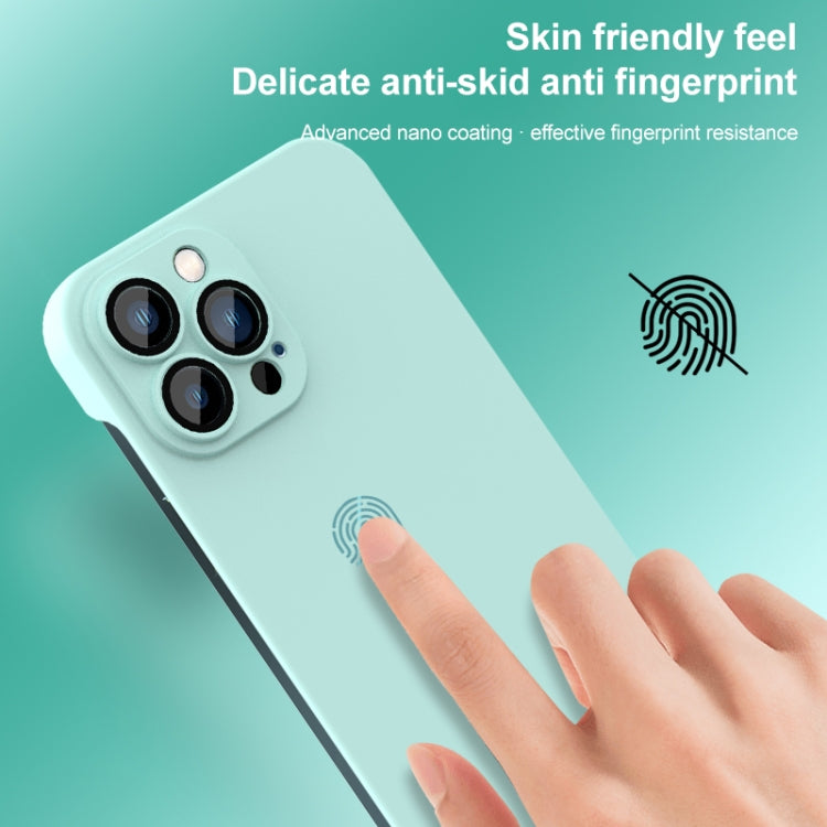 For iPhone 14 Rimless PC Phone Case with Lens Film
