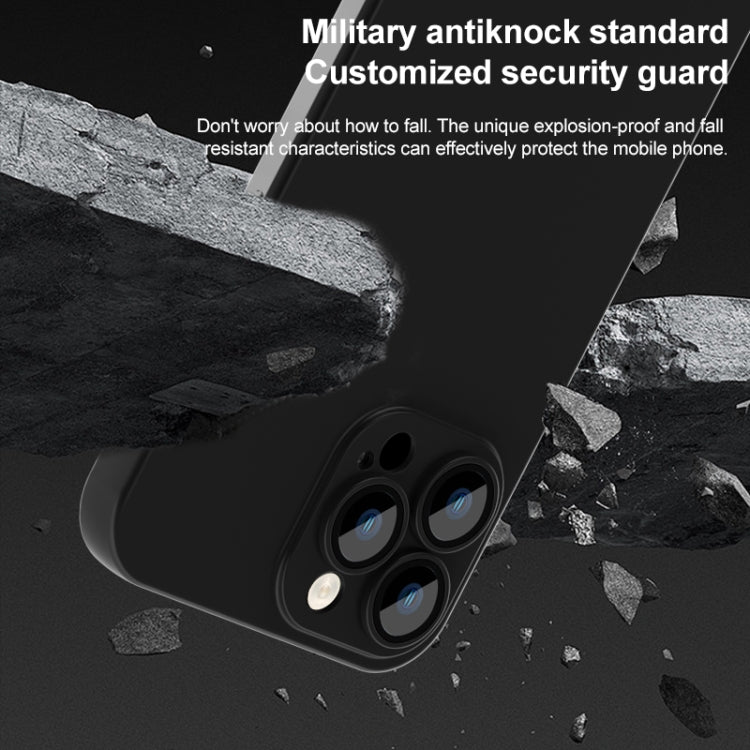 For iPhone 14 Rimless PC Phone Case with Lens Film