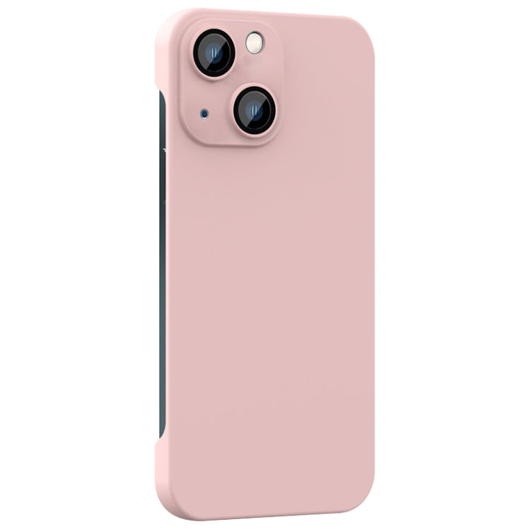 For iPhone 13 Rimless PC Phone Case with Lens Film
