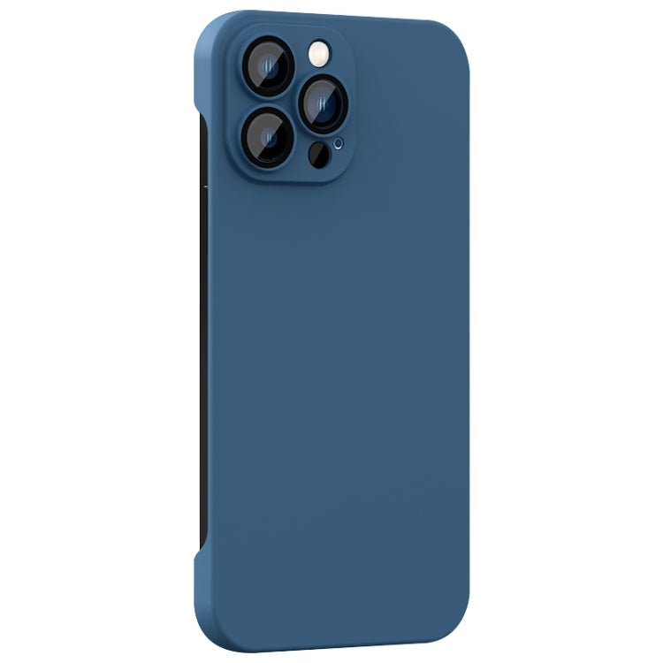 For iPhone 13 Pro Max Rimless PC Phone Case with Lens Film