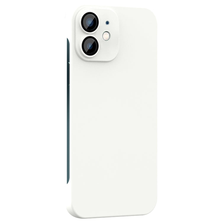 For iPhone 12 Rimless PC Phone Case with Lens Film