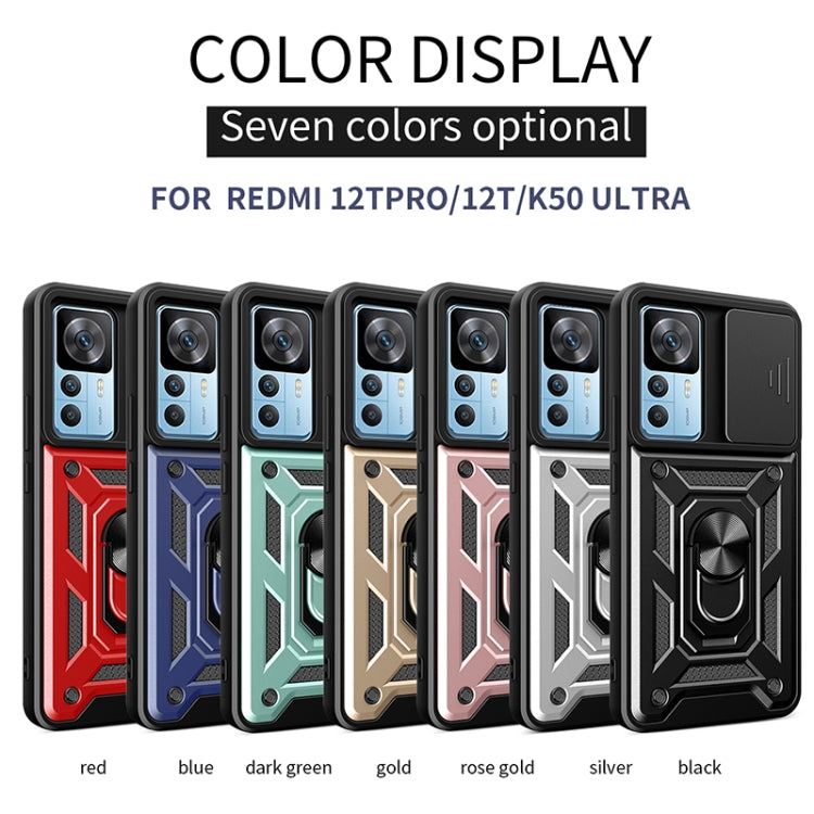 For Xiaomi 12T / 12T Pro / Redmi K50 Ultra Sliding Camshield Phone Case