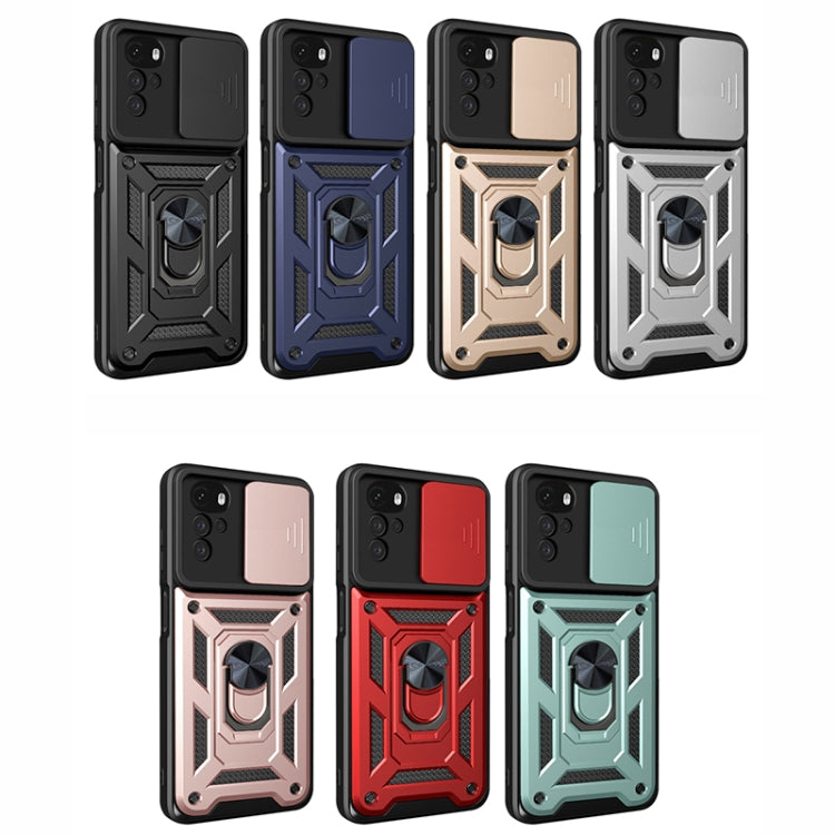For Motorola Moto G22 Sliding Camera Cover Design TPU+PC Phone Case