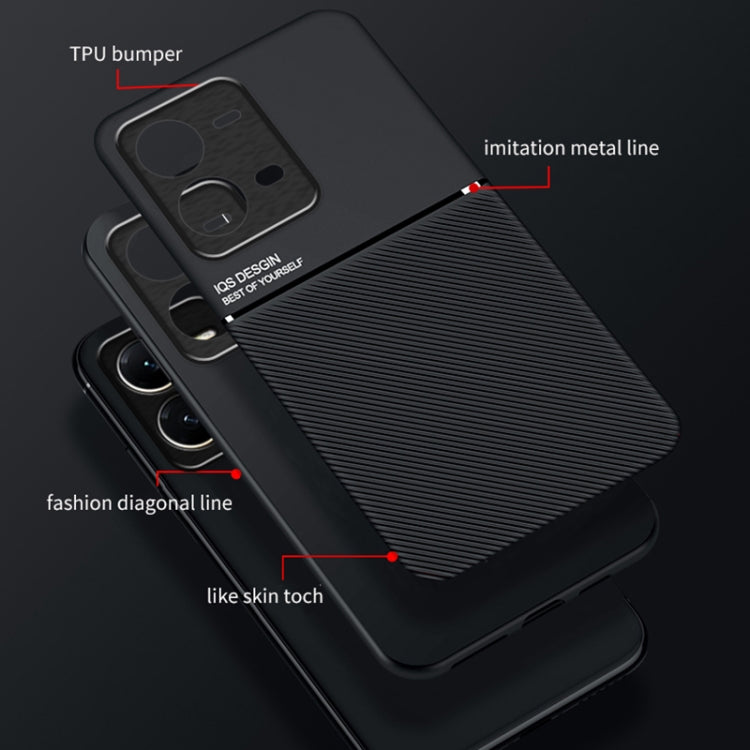 For vivo V25 5G Classic Tilt Magnetic Phone Case
