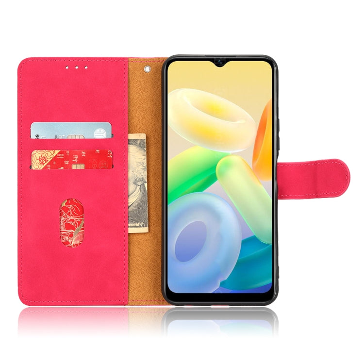 For vivo Y16 4G Skin Feel Magnetic Flip Leather Phone Case