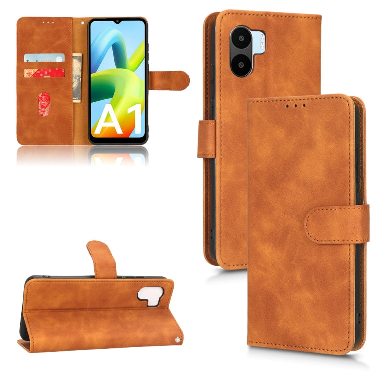 For Xiaomi Redmi A1 4G Skin Feel Magnetic Flip Leather Phone Case
