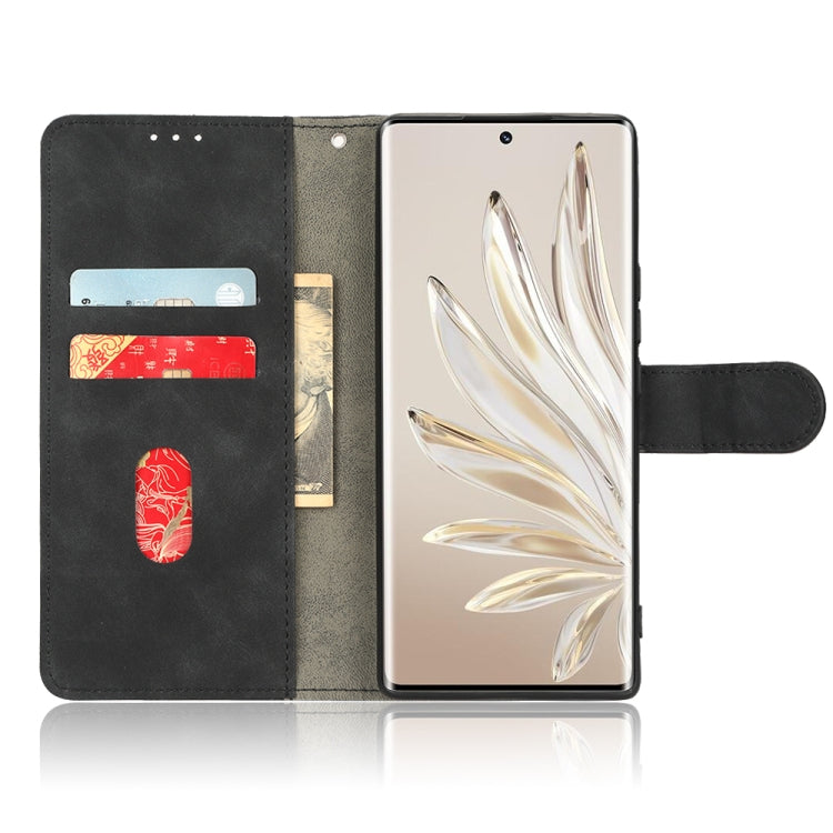 For Honor 70 5G Skin Feel Magnetic Flip Leather Phone Case