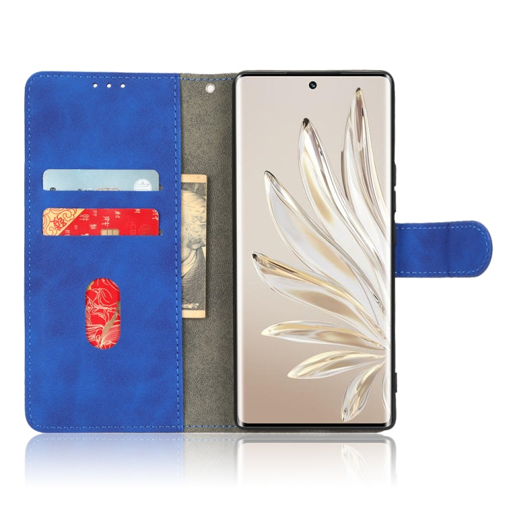 For Honor 70 5G Skin Feel Magnetic Flip Leather Phone Case